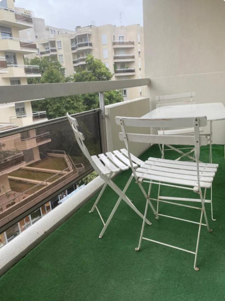 Appartement 85M2 La Defense, Free Parking,Balcony กูร์เบอวัวร์ ภายนอก รูปภาพ