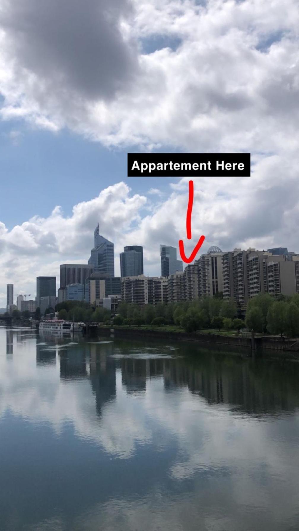 Appartement 85M2 La Defense, Free Parking,Balcony กูร์เบอวัวร์ ภายนอก รูปภาพ